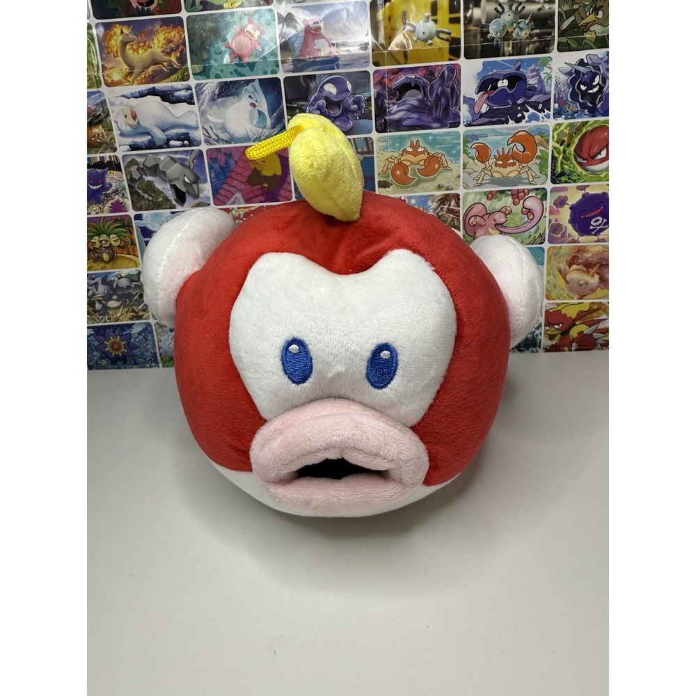 Mario Kart Cheep Cheep Fish Plush 9x11 Nintendo Red Puffer‎ Fish Stuffed Toy